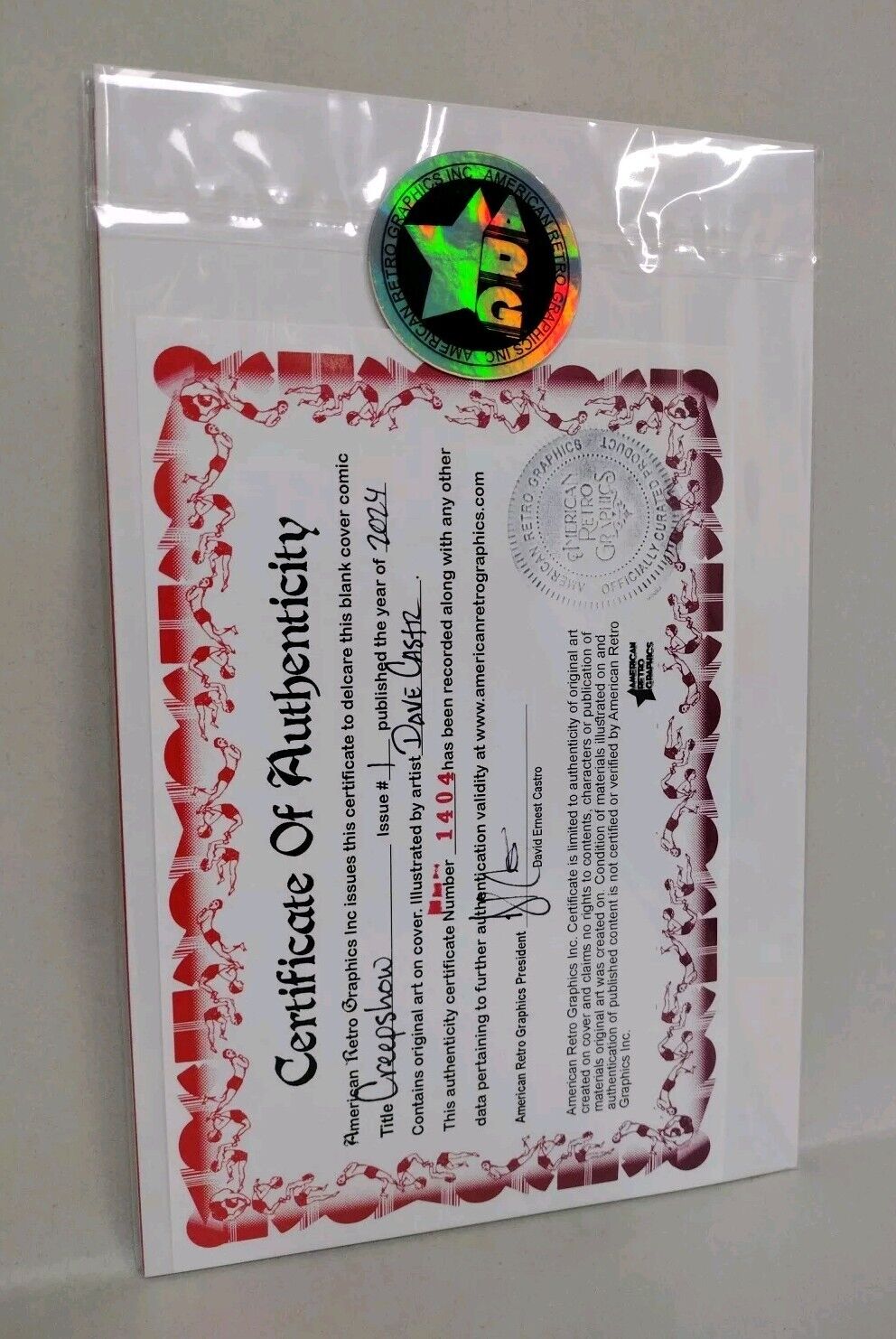 Creepshow #1 (2022) Image Comic Sketch Cover W Orignal Dave Castr Art