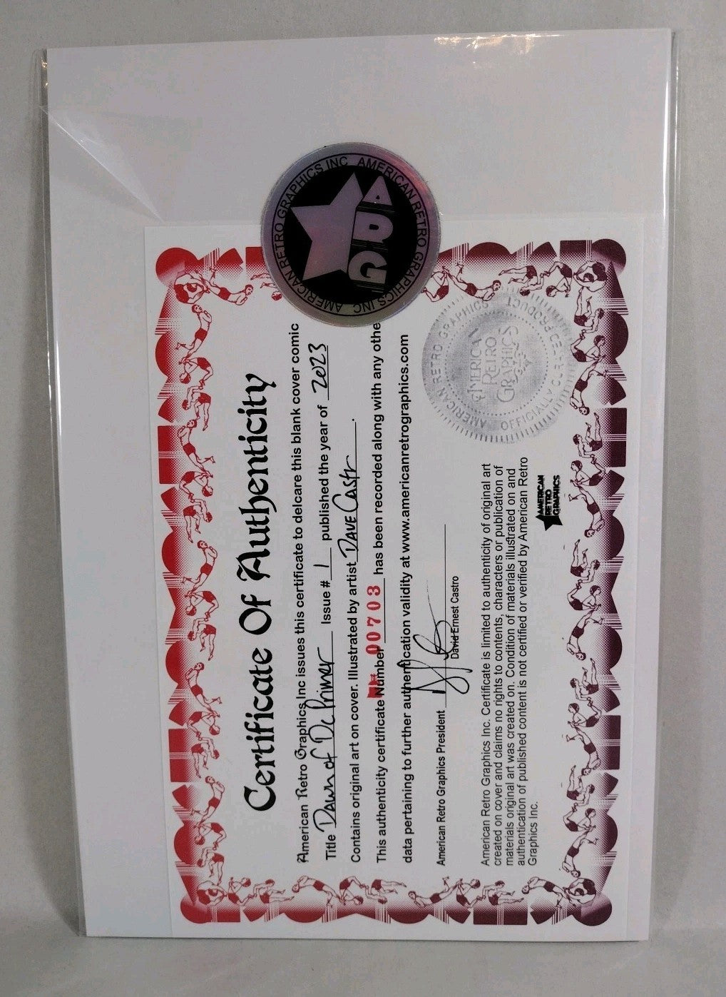 Dawn Of DC #1 (2023) Sketch Variant Comic W Original Dave Castr Swamp Thing Art