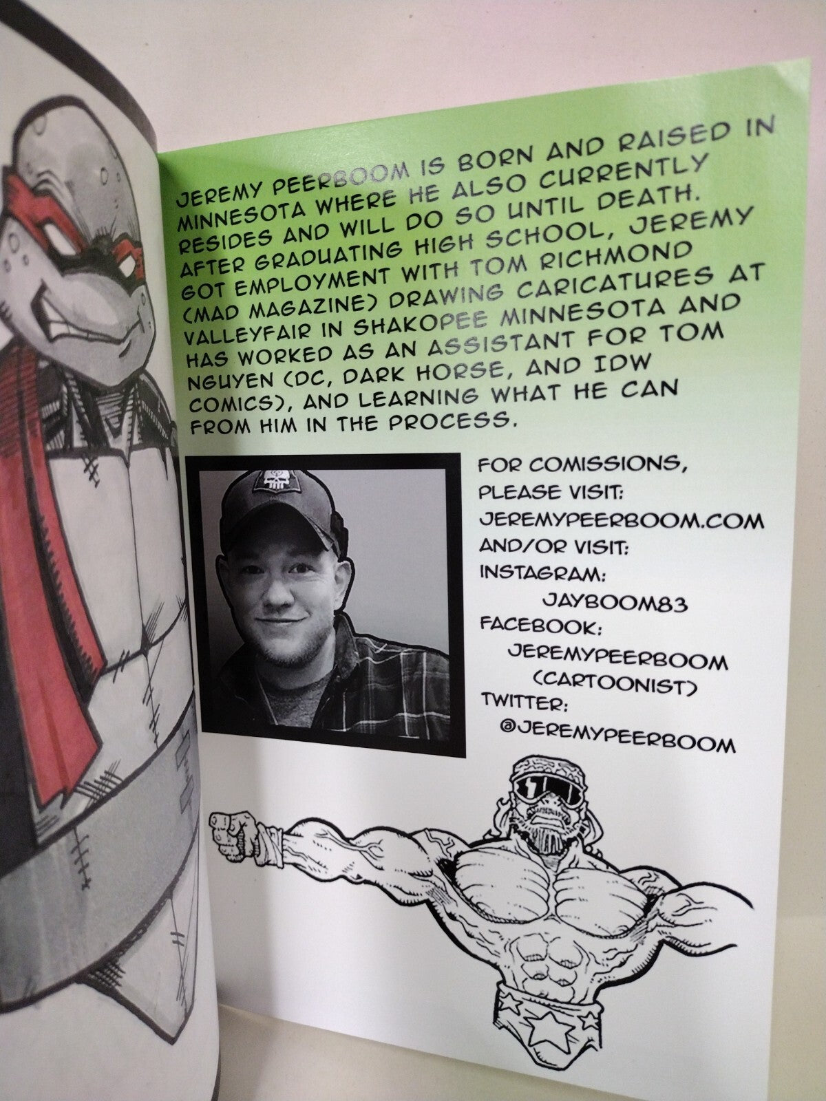 Jeremy Peerboom Sketchbook #3 (2021) Signed Blank Cover Marvel DC MOTU Art