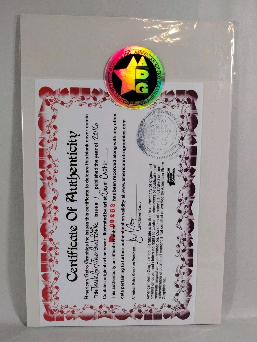 Tank Girl Two Girls One Tank #1 (2016) Sketch Cover Comic W Original DCastr Art