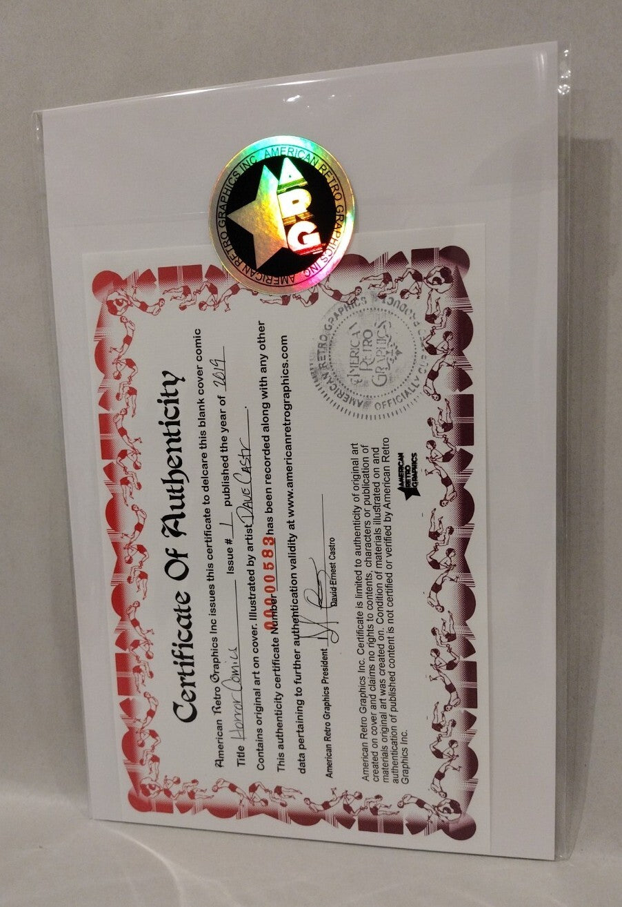 Horror Comics 1 Antarctic Press Sketch Cover W Original DCastr Lord Darkness Art