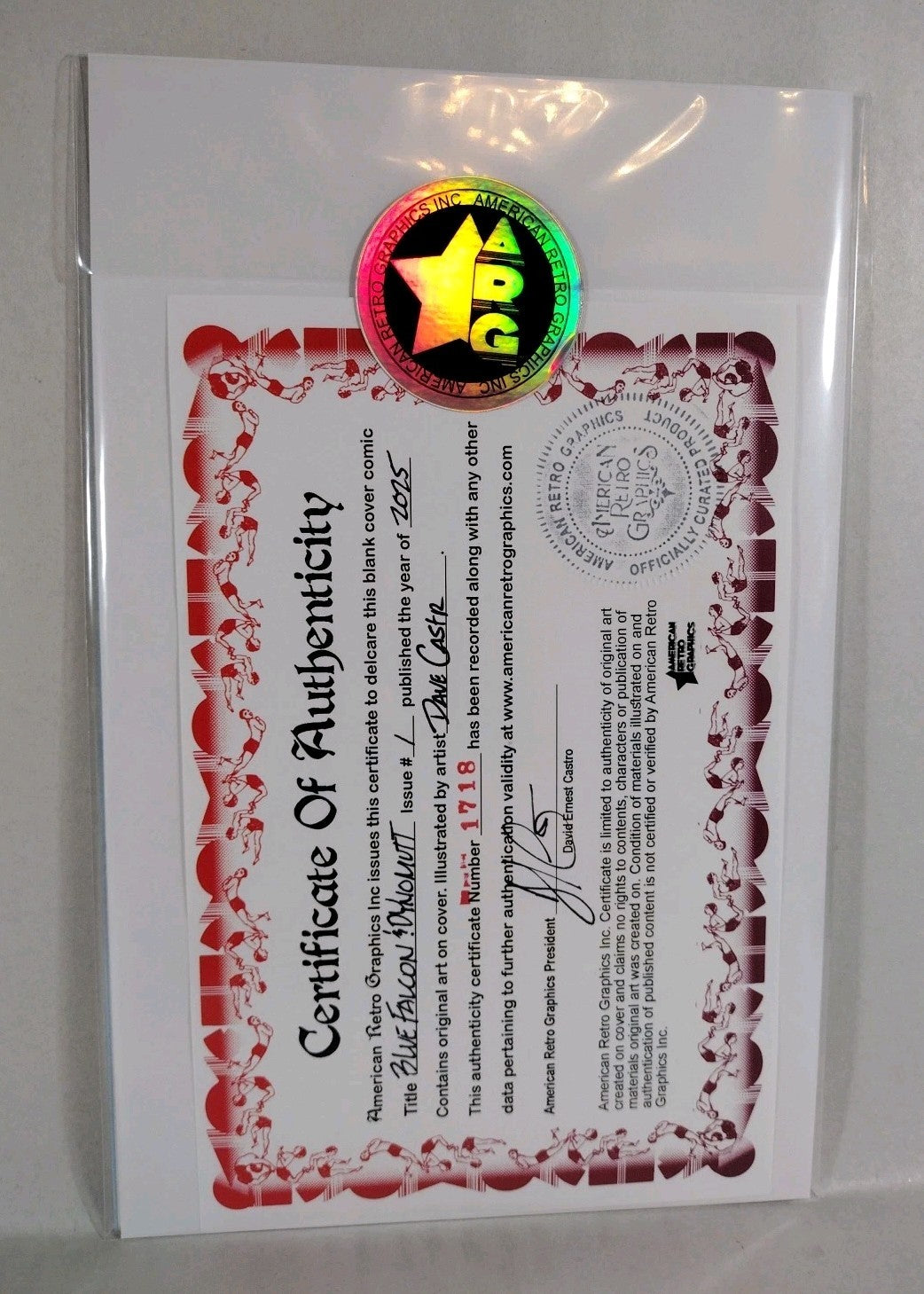 Blue Falcon & Dynomutt #1 (2025) Dynamite Comic Sketch Cover W Original Art