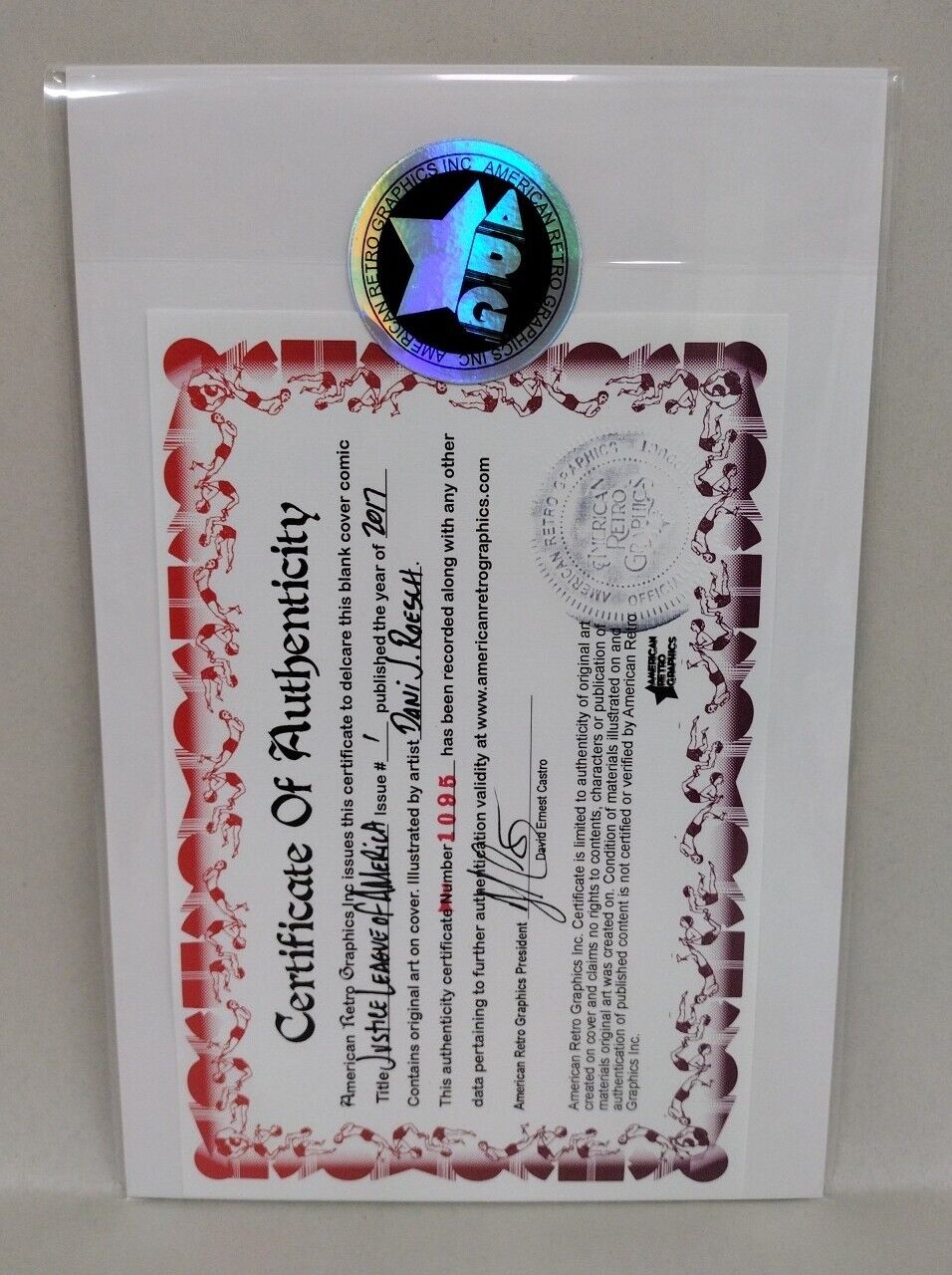 Justice League America #1 Sketch Variant W Dani J Roesch Original Full Cover Art