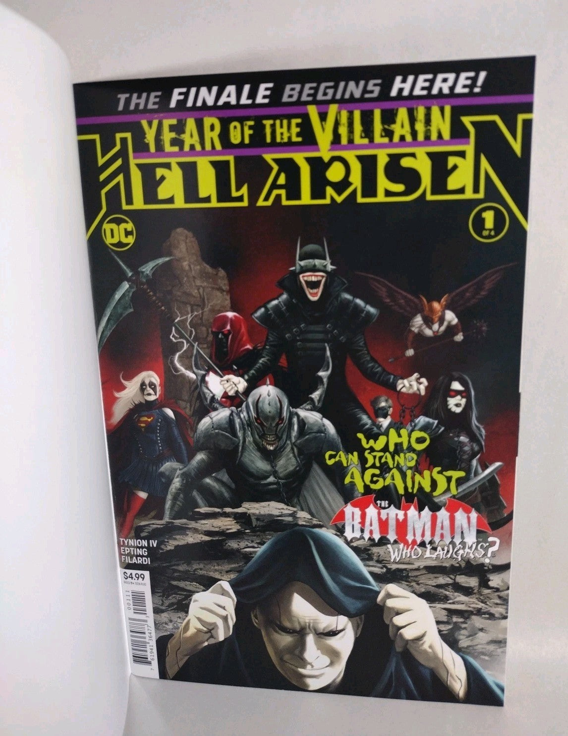 YEAR OF THE VILLAIN HELL ARISEN #1 (2019) DC Comic Blank Sketch Cover Variant NM