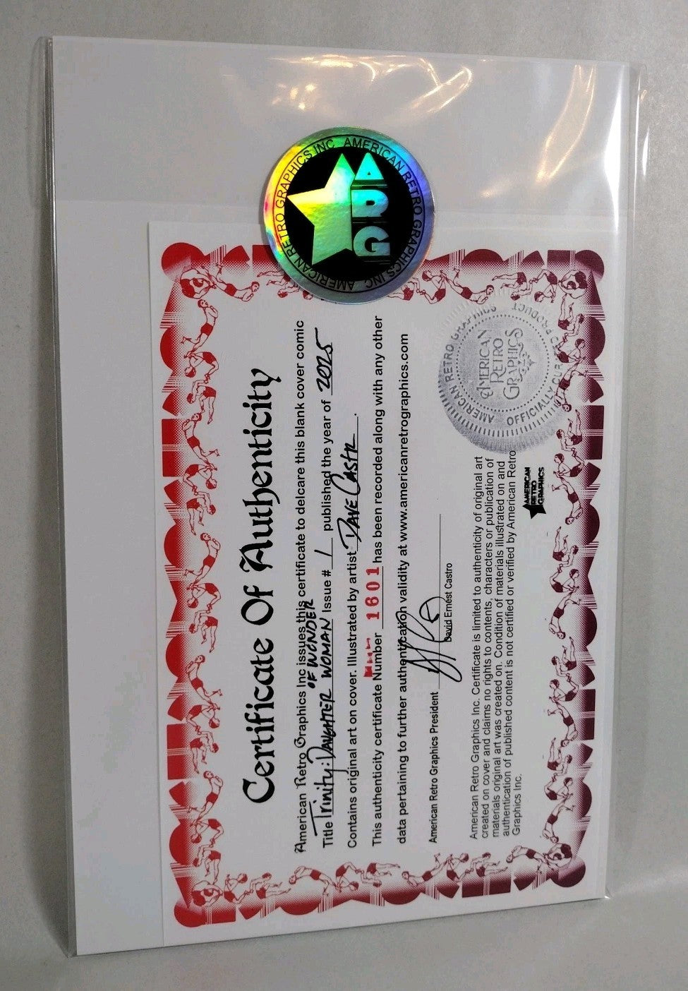 Trinity Daughter Of Wonder Woman 1 DC Sketch Cover Variant W Original DCastr Art