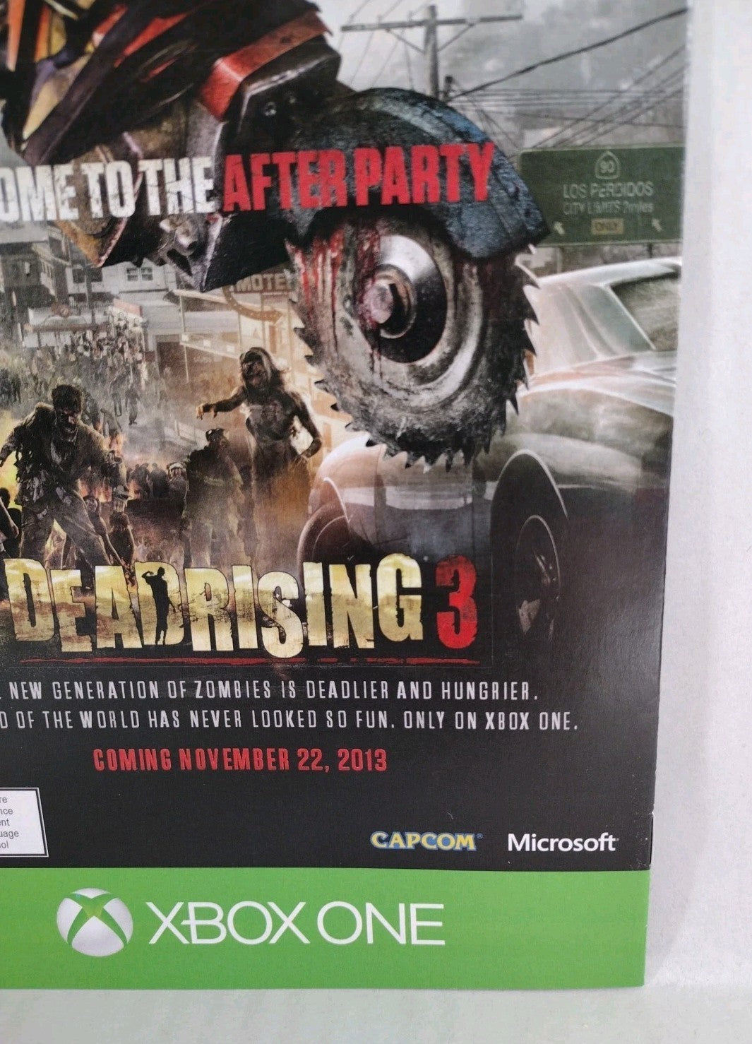 Dead Rising 3 #1 (2013) Marvel XBOX One Promo Comic In-Hyuk Lee Cover VF-NM