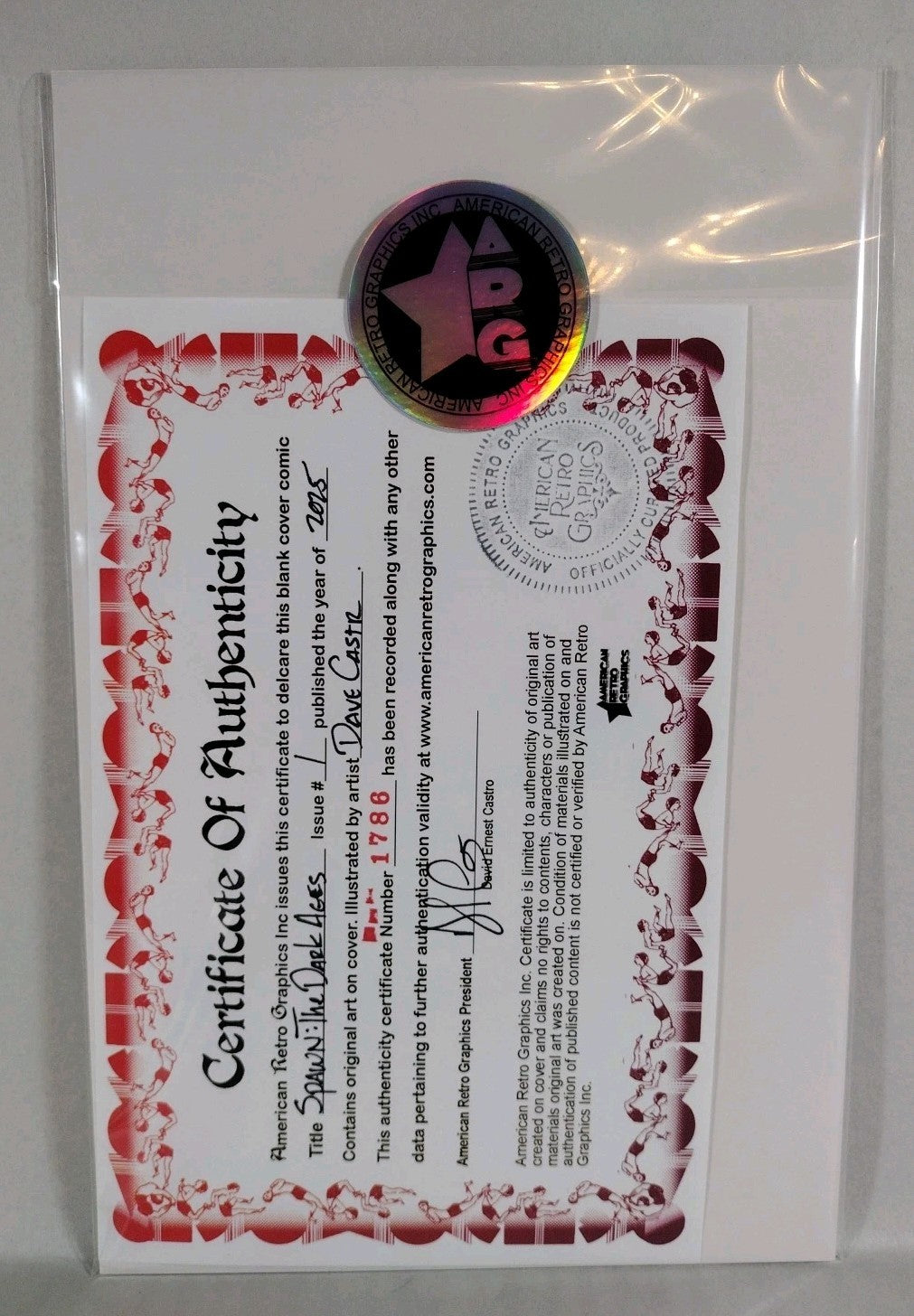 Spawn Dark Ages #1 (2025) Image Sketch Cover Comic W Original DCastr Art