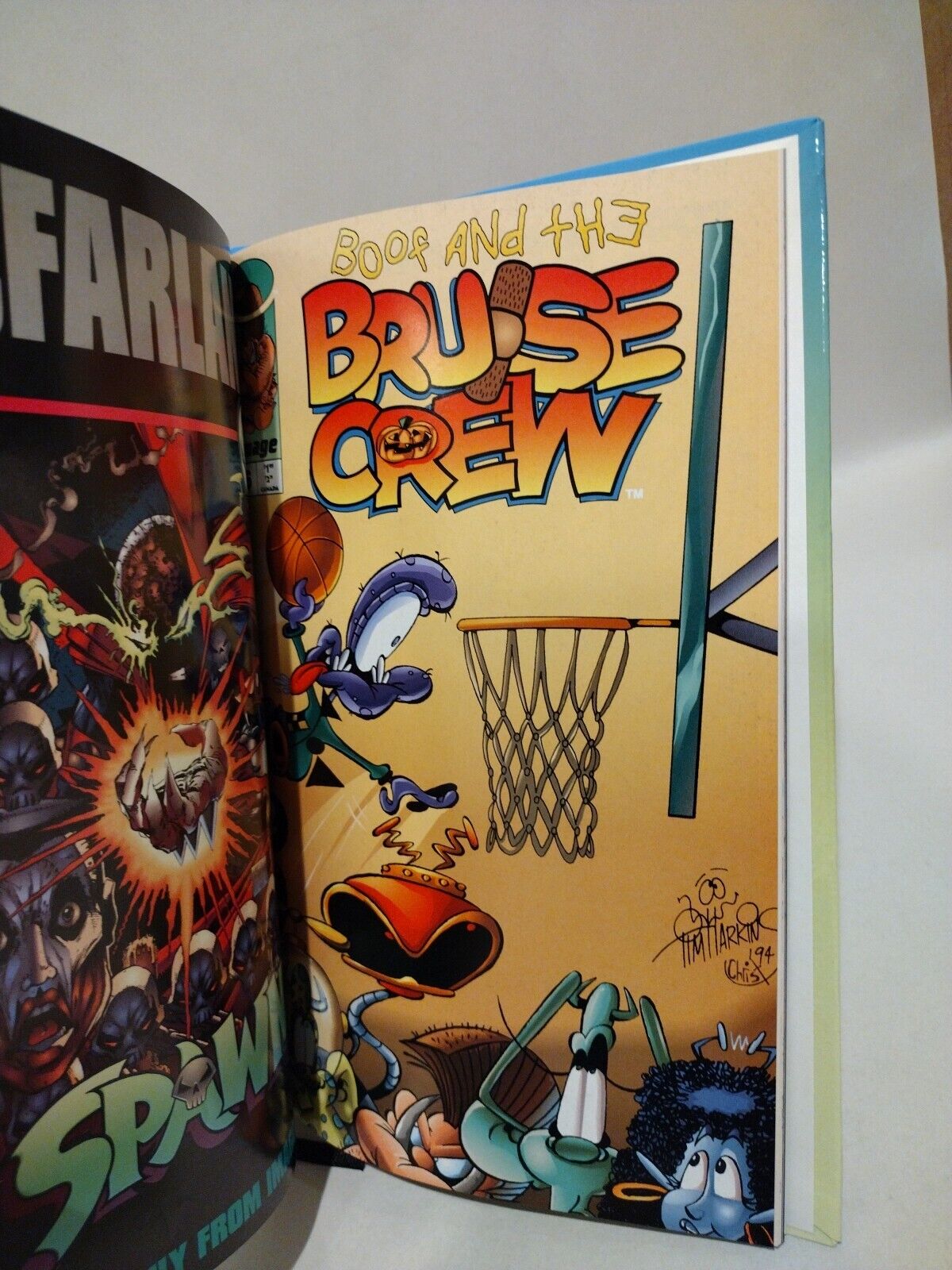 Boof & The Bruise Crew 1994 Complete Collection Custom Bound Image Comic HC ARG