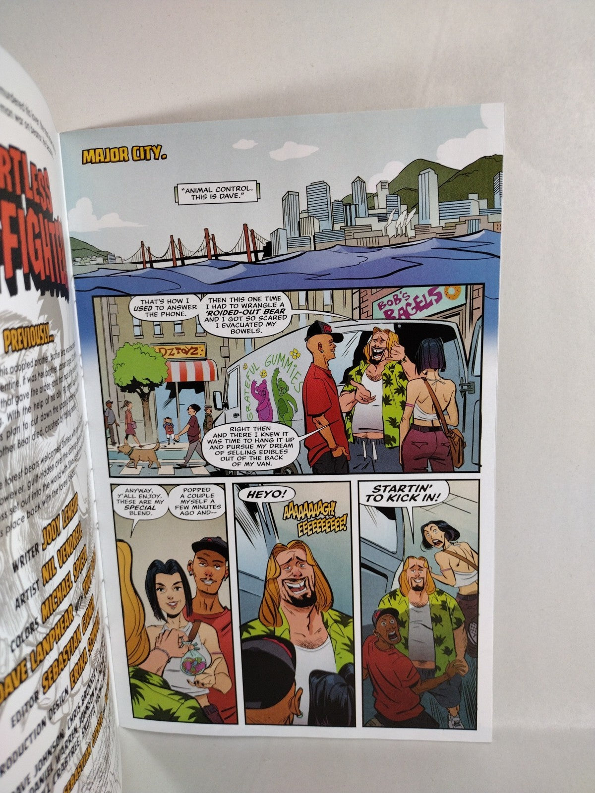 Shirtless Bear-Fighter 2 #1 (2022) Image Comic Blank Sketch Cover NM