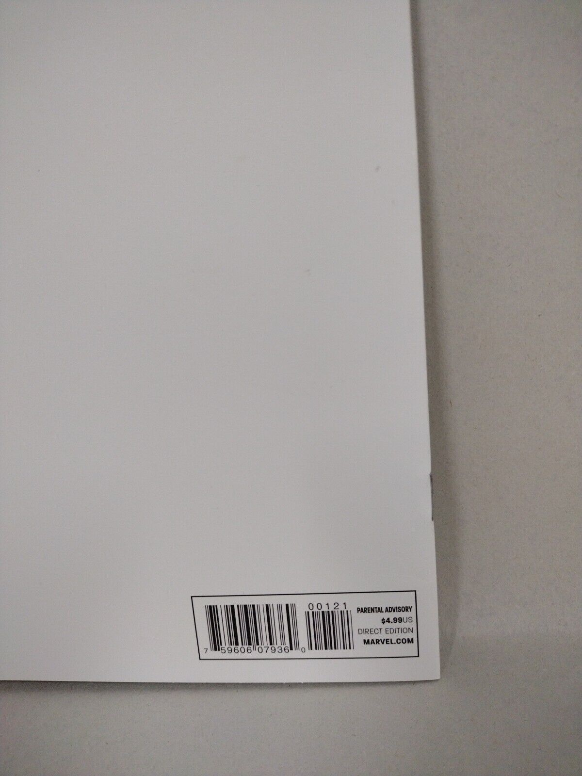 Origin II #1 (2014) Marvel Blank Sketch Variant Cover Comic Wolverine NM