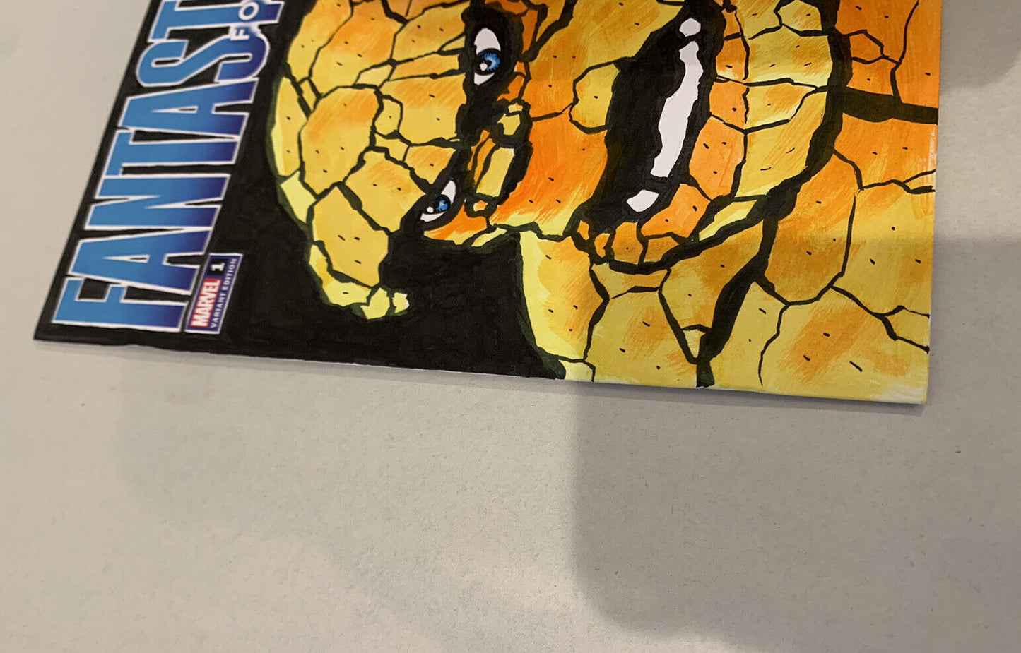 FANTASTIC FOUR #1 Blank Cover Variant Comic 2022 W Original BOB KURTHY Art COA