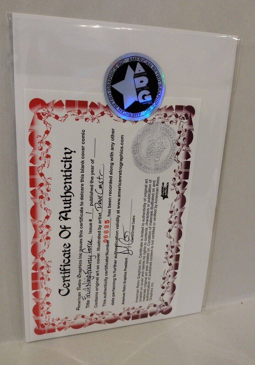 Fruit Ninja Frenzy Force 1 (2018) Keenspot Blank Cover Comic W Original Art