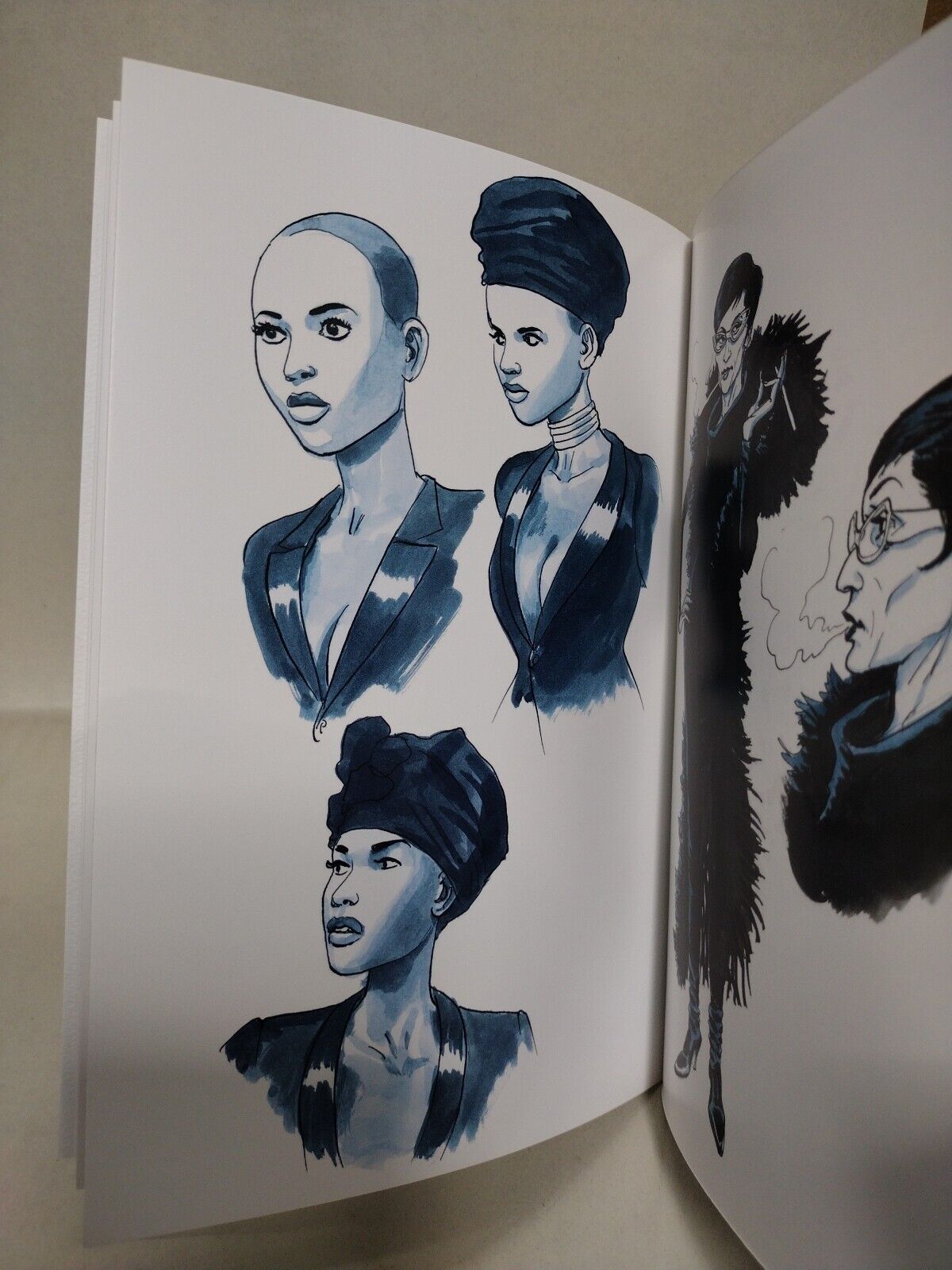 Paris 2119 (2020) Magnetic Press Production Sketchbook Zep Dominique Bertail NM