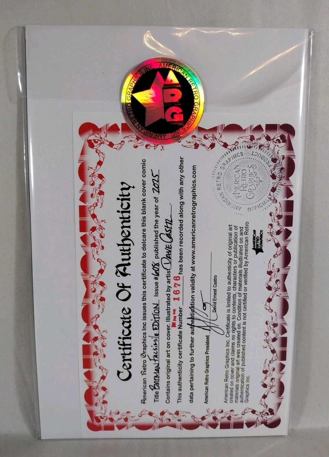 Batman 608 Facsimile Edition (2025) DC Comic Sketch Cover W Original DCastr Art