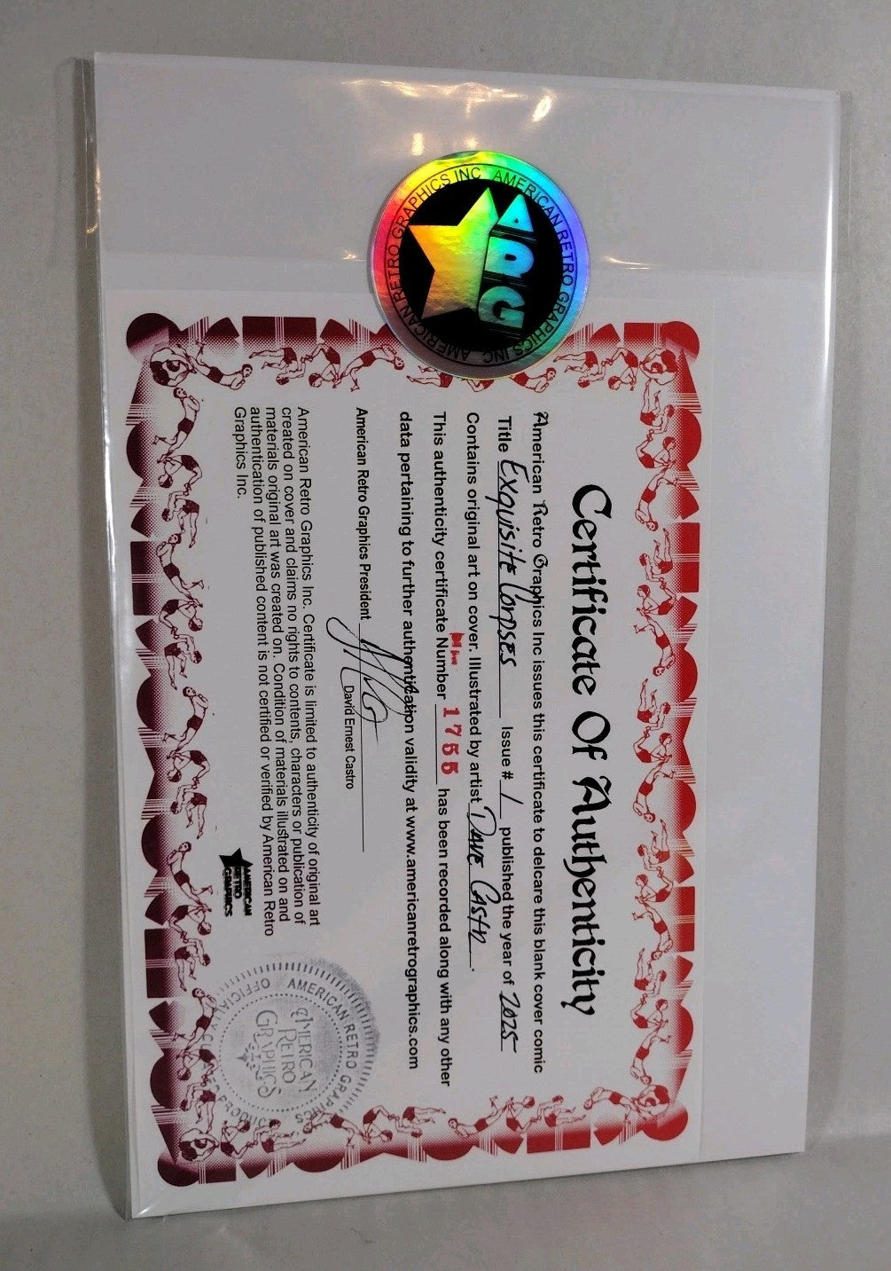 Exquisite Corpses #1 Image Comic Sketch Cover Variant W Original Dave Castr Art