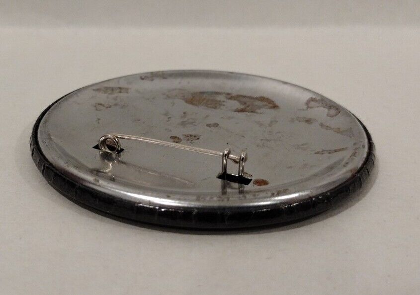 Vintage 3" Demon Horror Graphic 1980's Button