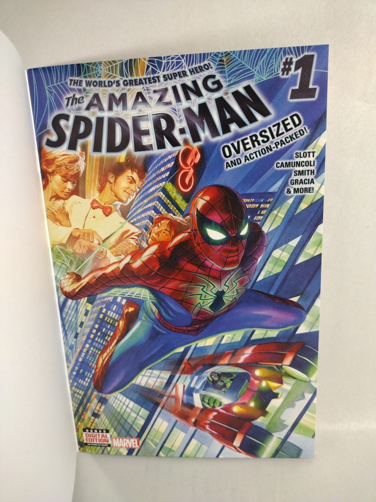 Amazing Spider-Man #1 (2015) Marvel Blank Sketch Variant Cover Comic NM
