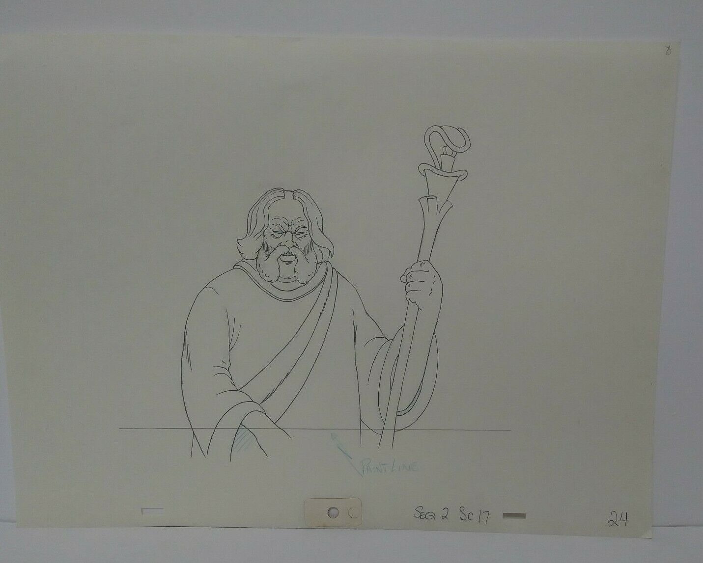 Lot Of 19 Original 1981 Heavy Metal Animation Pencil Art Prelims of Taarna Elder