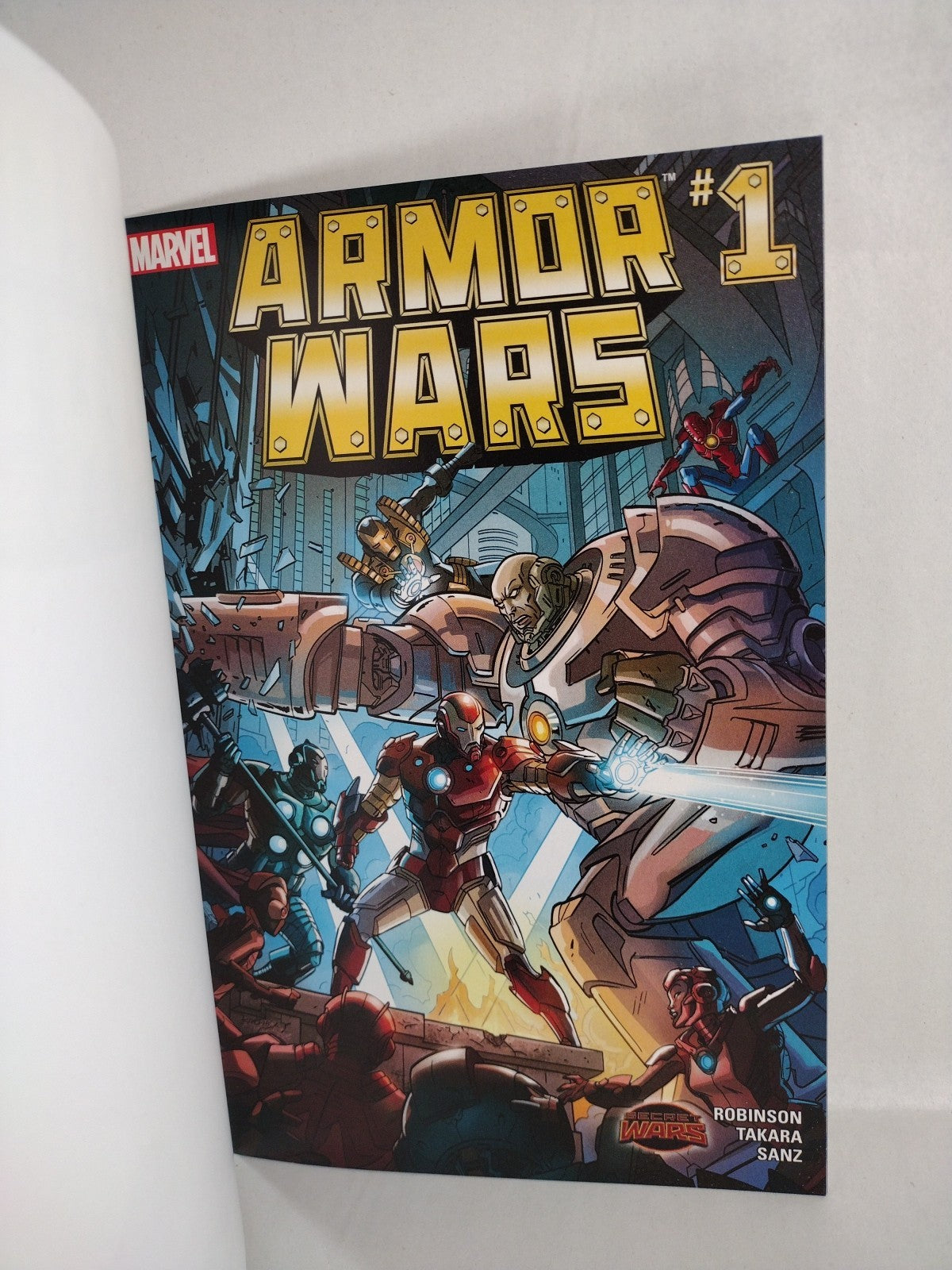 Armor Wars #1 (2015) Marvel Blank Sketch Cover Variant Secret Wars Iron Man NM