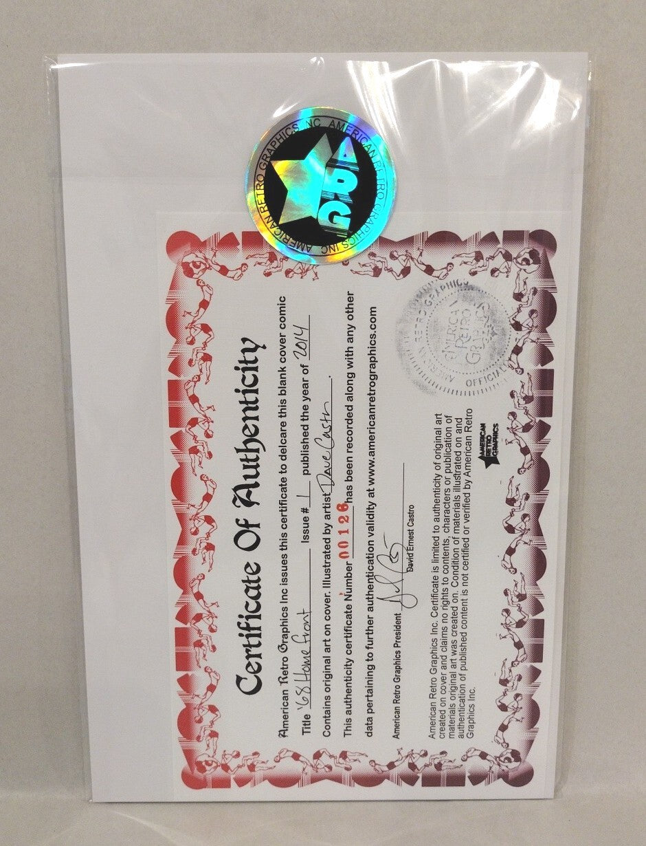 68 Homefront #1 Blank Variant Image Comic w Original Dave Castr Zombie Art COA