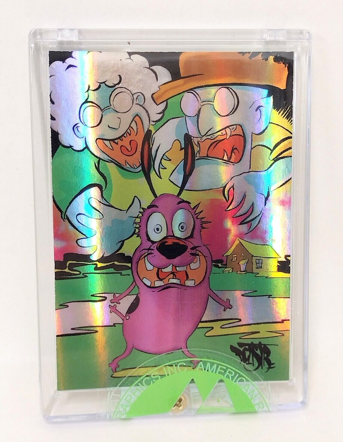 Toon Con 2022 Convention Exclusive, Courage the Cowardly Dog Holochrome trading