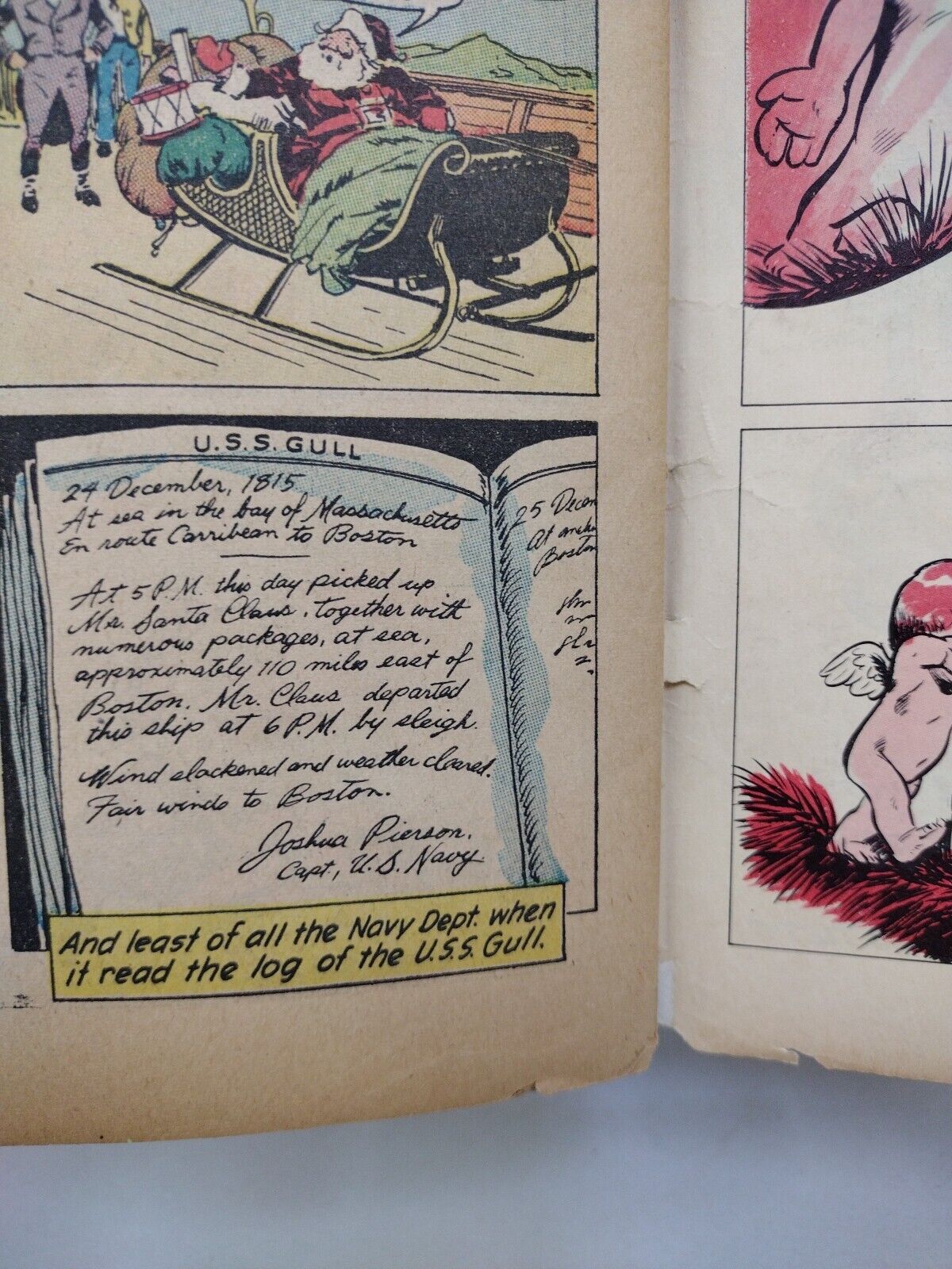 Santa Claus Funnies #205 (1948) Dell Comic Walt Kelly Cover Art X-Mas Anthology