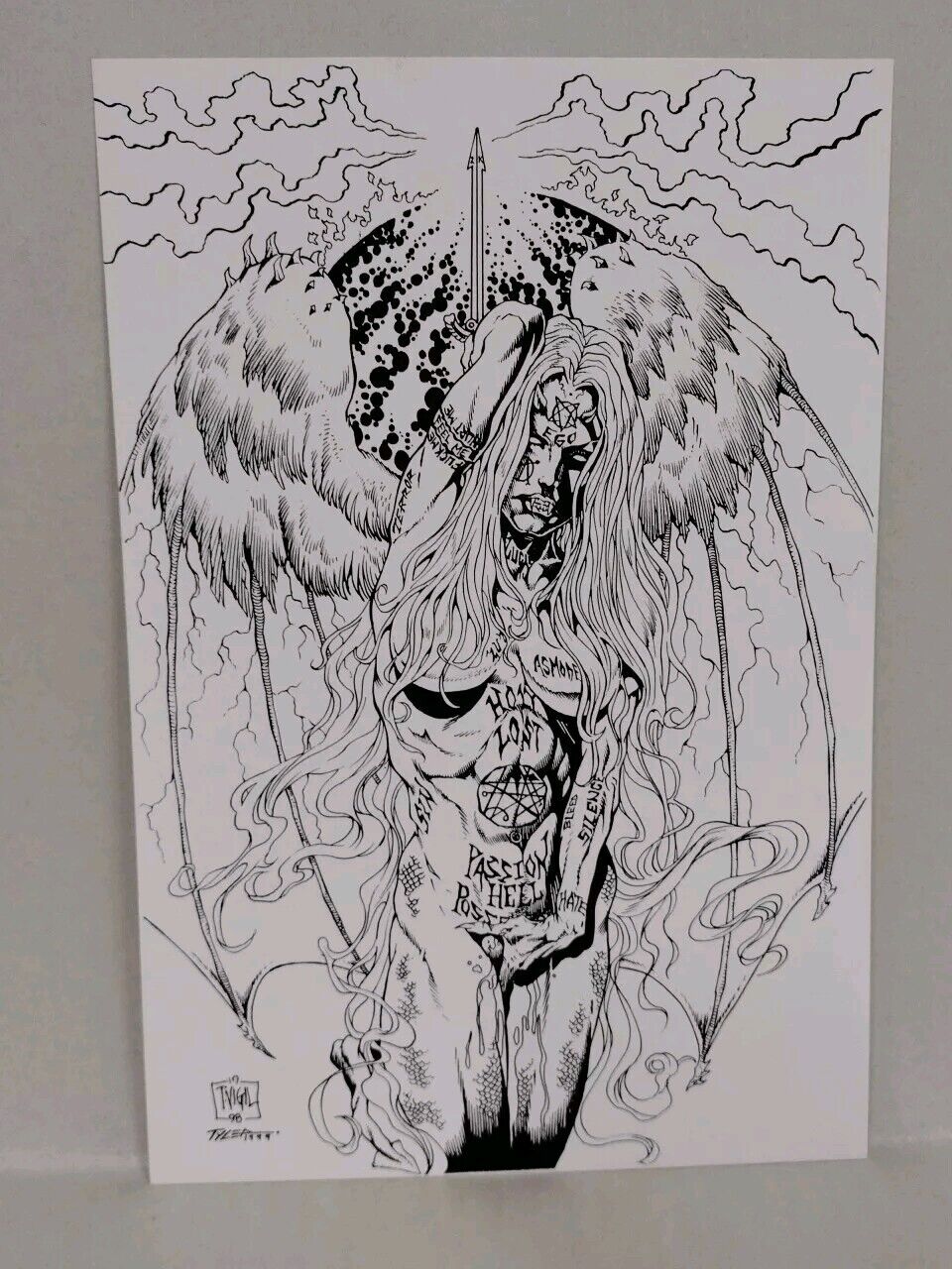Stain #1 (1998) Fathom Press Signed Limited Edition Comic Tim Tyler Boeckelmann