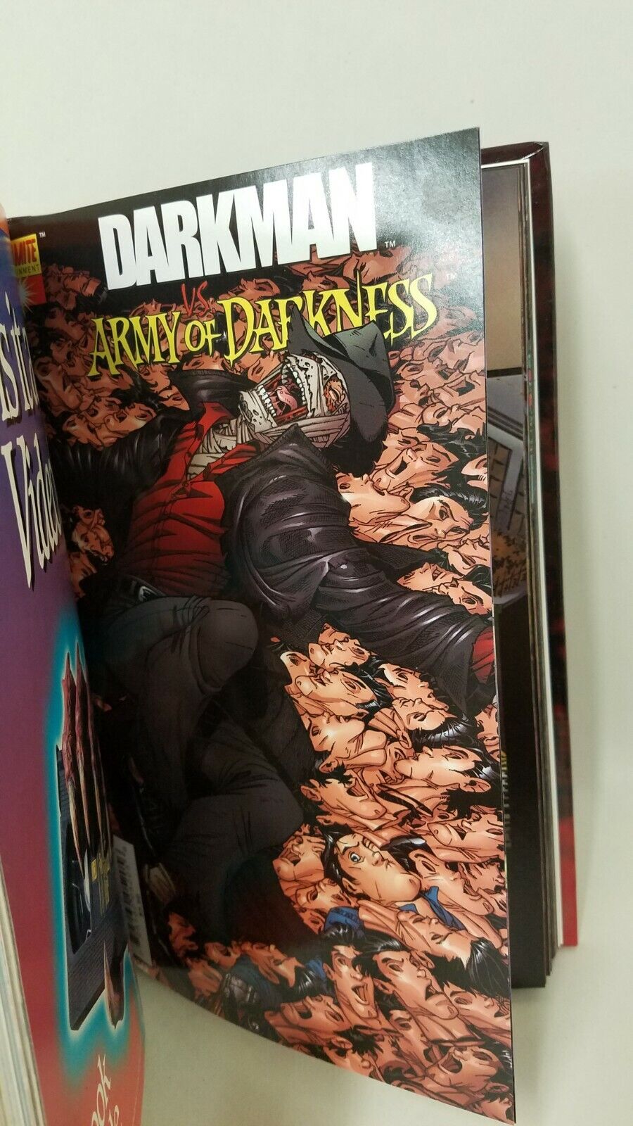 Darkman Omnibus (1990-2007) Custom Bound Comic Hardcover ARG COA 122 Joe Jusko