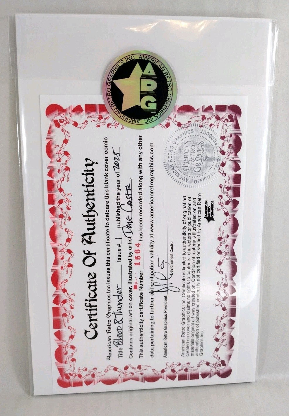 Blood & Thunder #1 (2025) Image Comic Sketch Cover Variant W Original DCastr Art