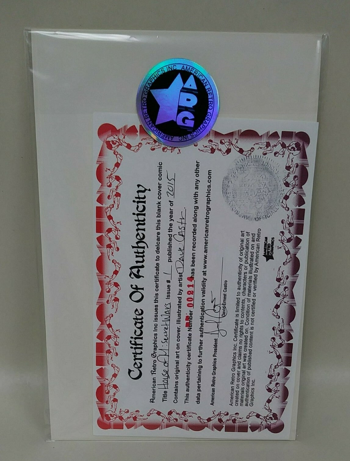 House of M 1 Marvel Secret Wars Sketch Cover Var Comic W Original DCastr Art