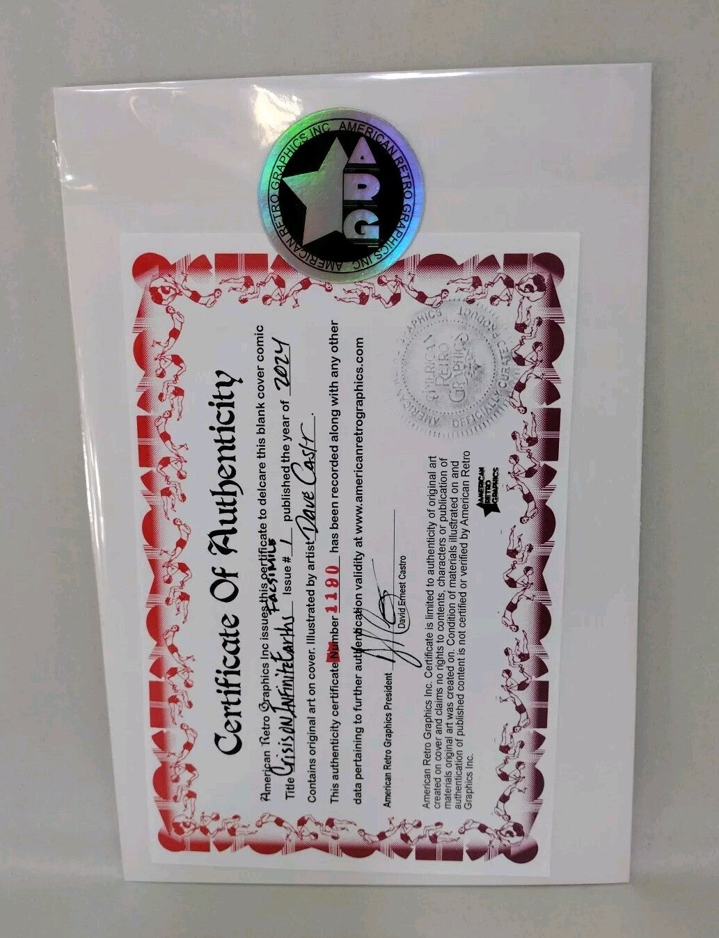 Crisis On Infinite Earths #1 (2024) DC Comic Variant Sketch Cover W Original Art