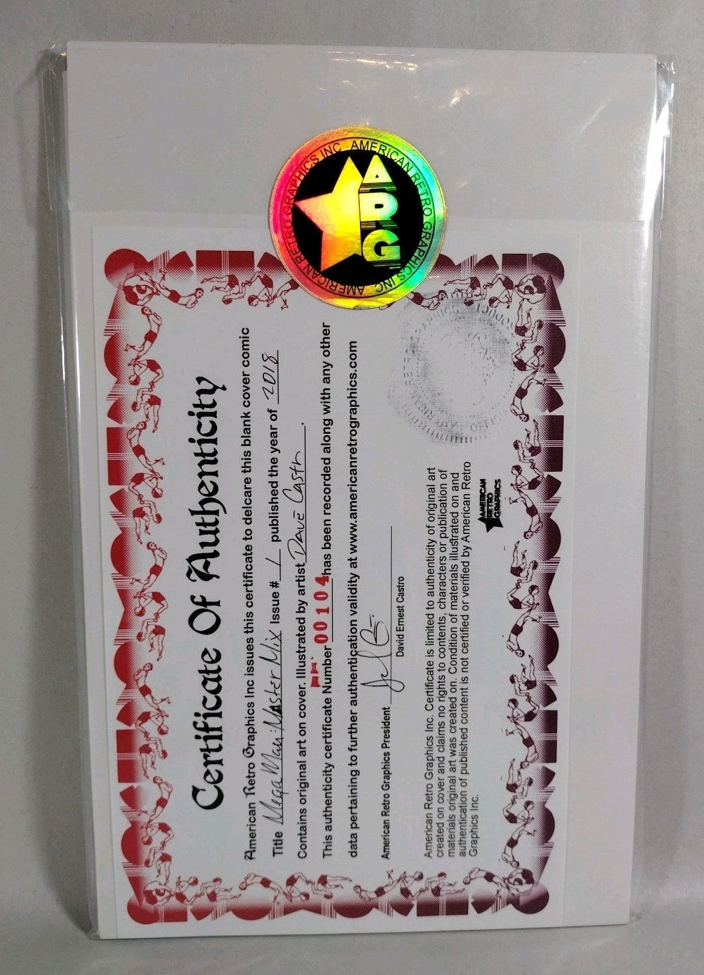 MegaMan Mastermix #1 (2018) Udon Capcom Sketch Cover Comic W Original DCastr Art