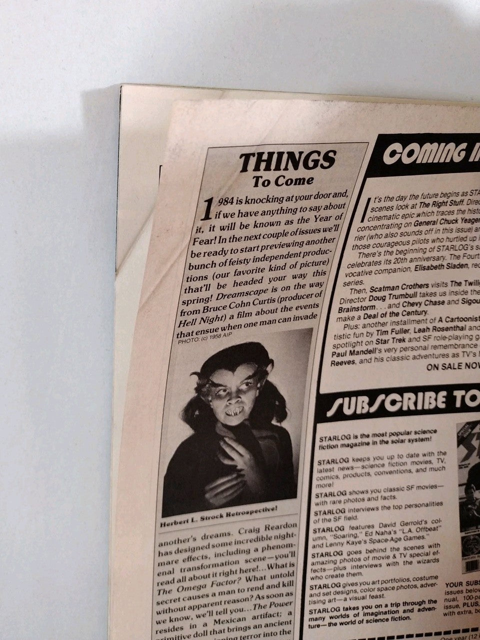 FANGORIA Magazine #32 (1984) Friday The 13th Poster Christine CHUD Cujo GD