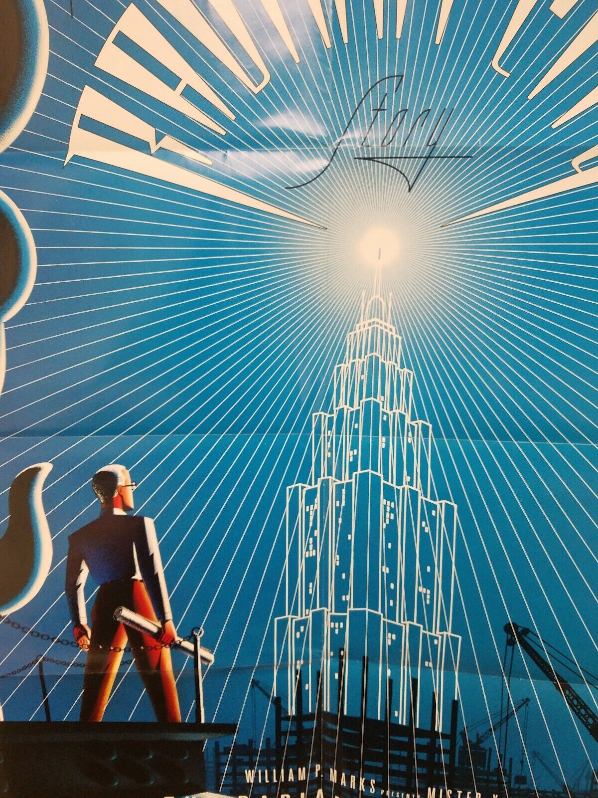 MR. X The Radiant City Story (1989) Vortex Comics 27" x 35" Retailer Poster