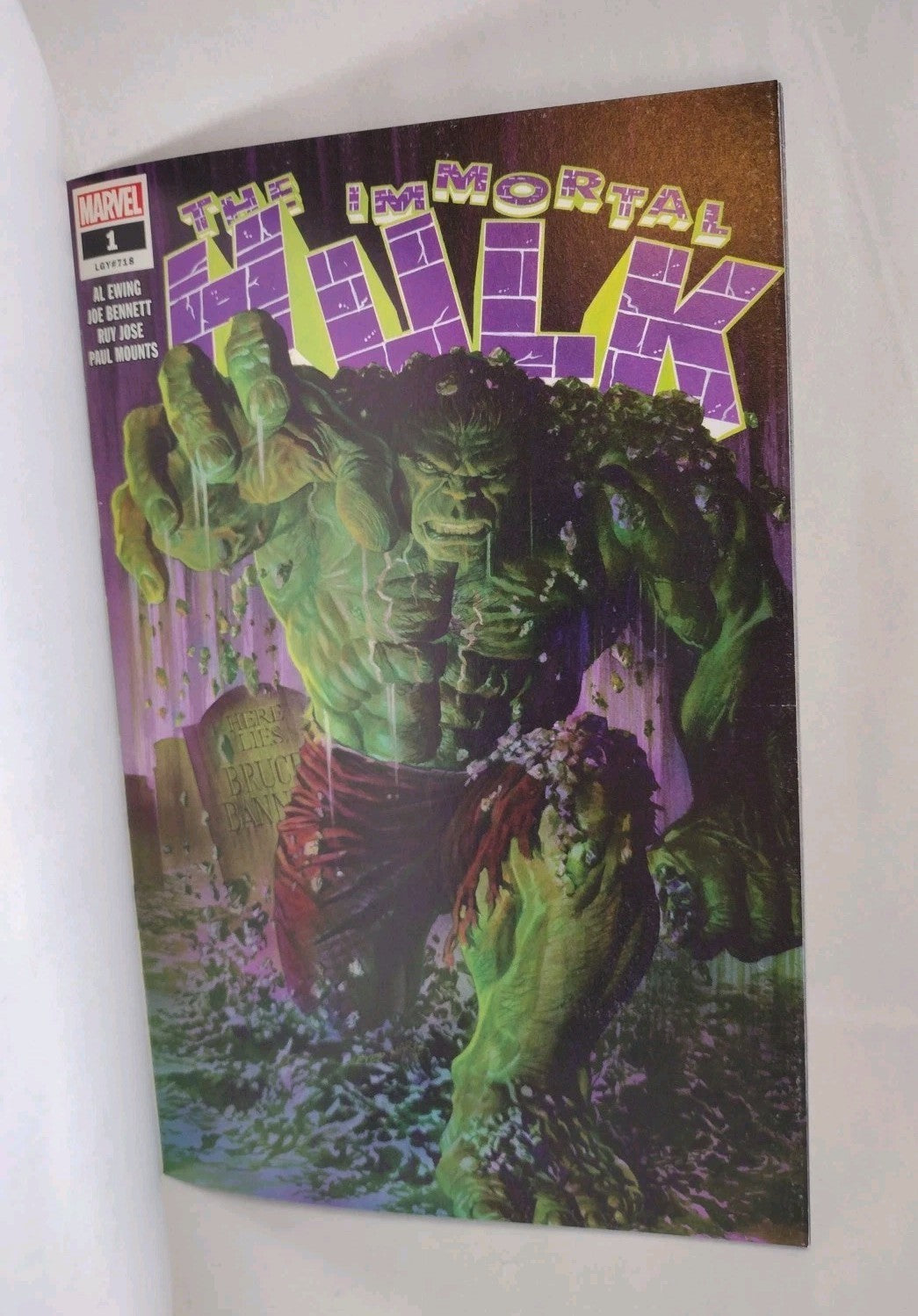 IMMORTAL HULK #1 (2018) Marvel Blank Sketch Variant Cover Comic New NM