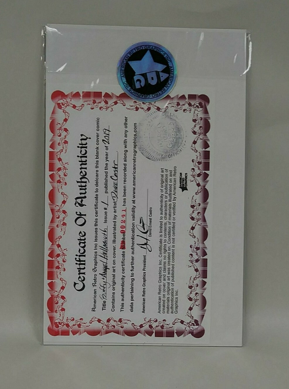 Buffy + Angel Hell Mouth #1 (2019) Blank Cover Comic W Original BTVS DCastr Art