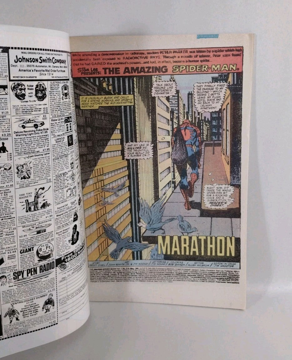 Amazing Spider-Man #216 (1981) Marvel Comic 2nd Madame Web VF
