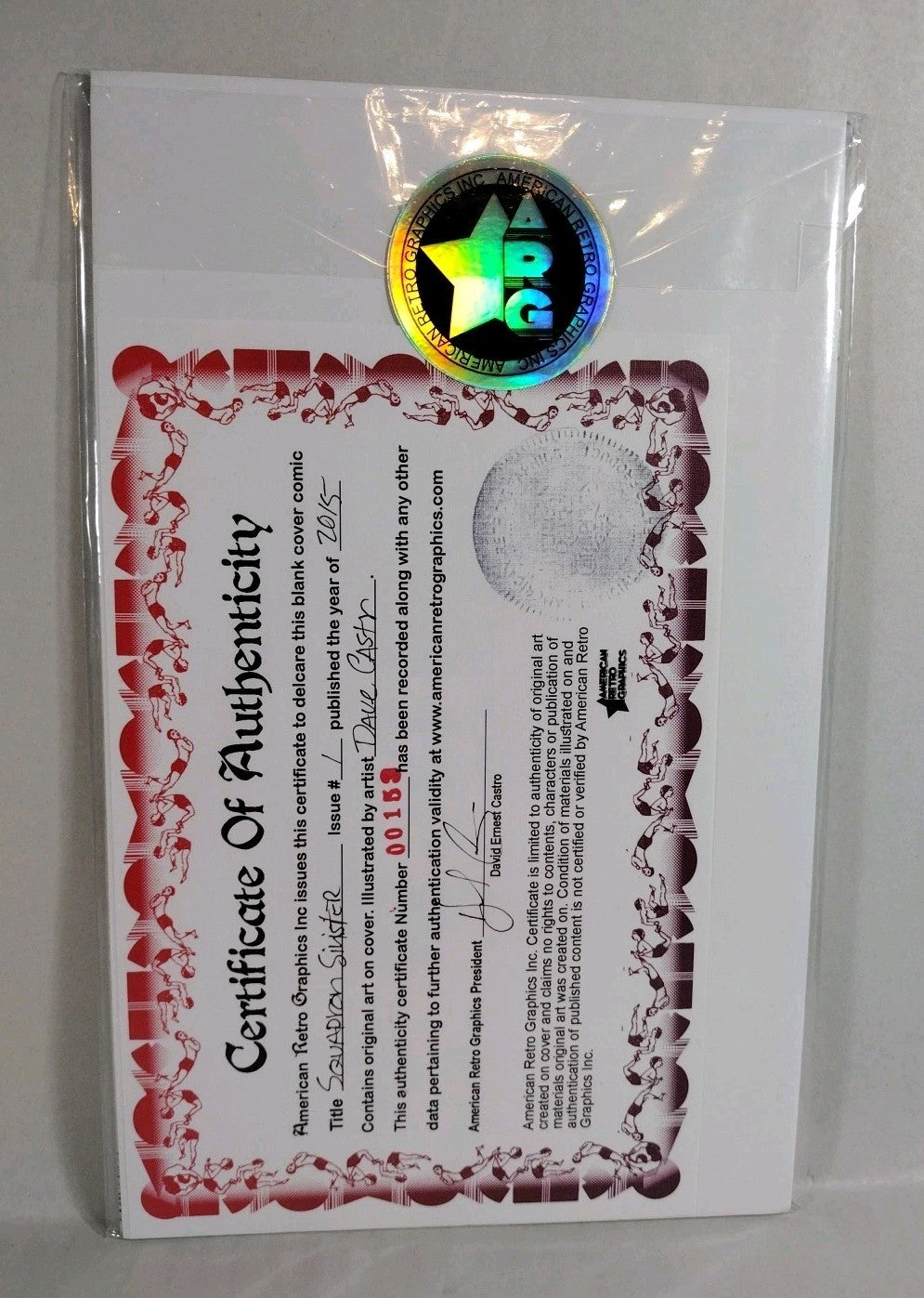 Squadron Sinister 1 Marvel 2015 Sketch Cover Variant Comic W Original DCastr Art