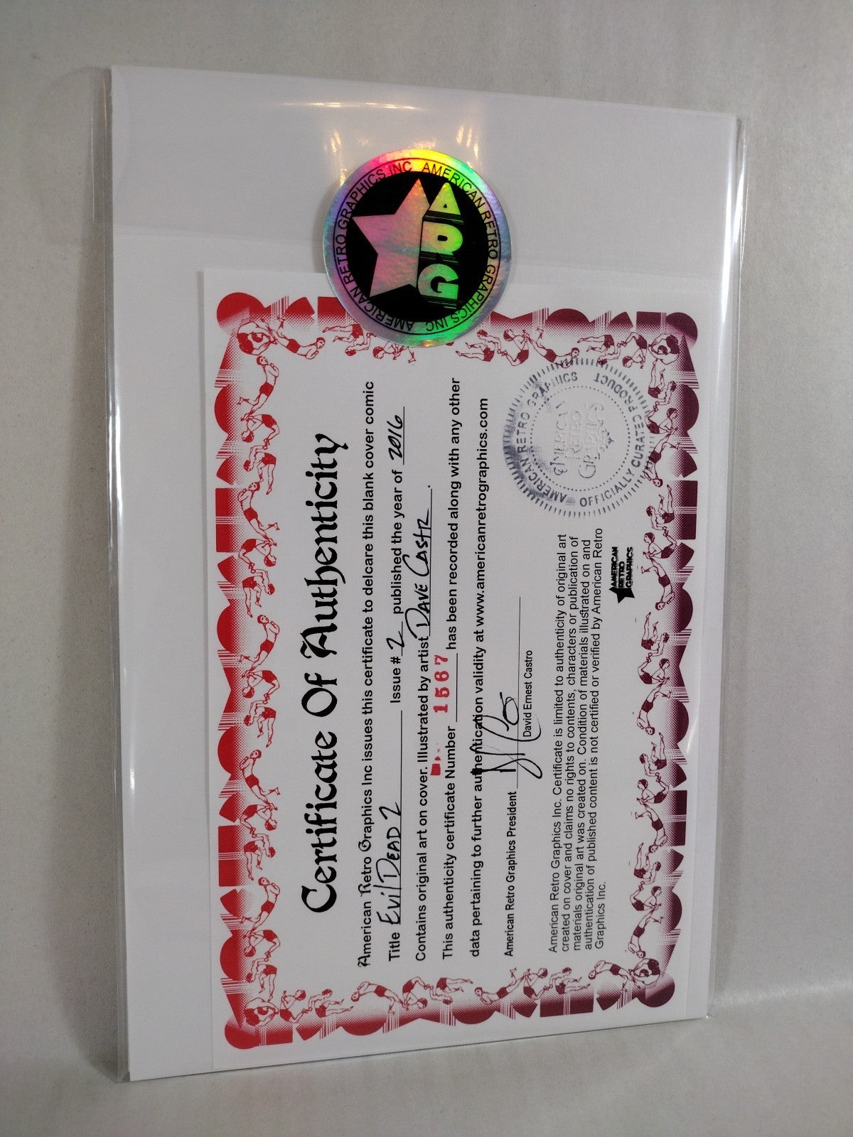 Evil Dead 2 #2 Space Goat 2016 Comic Sketch Cover W Original Deadite DCastr Art