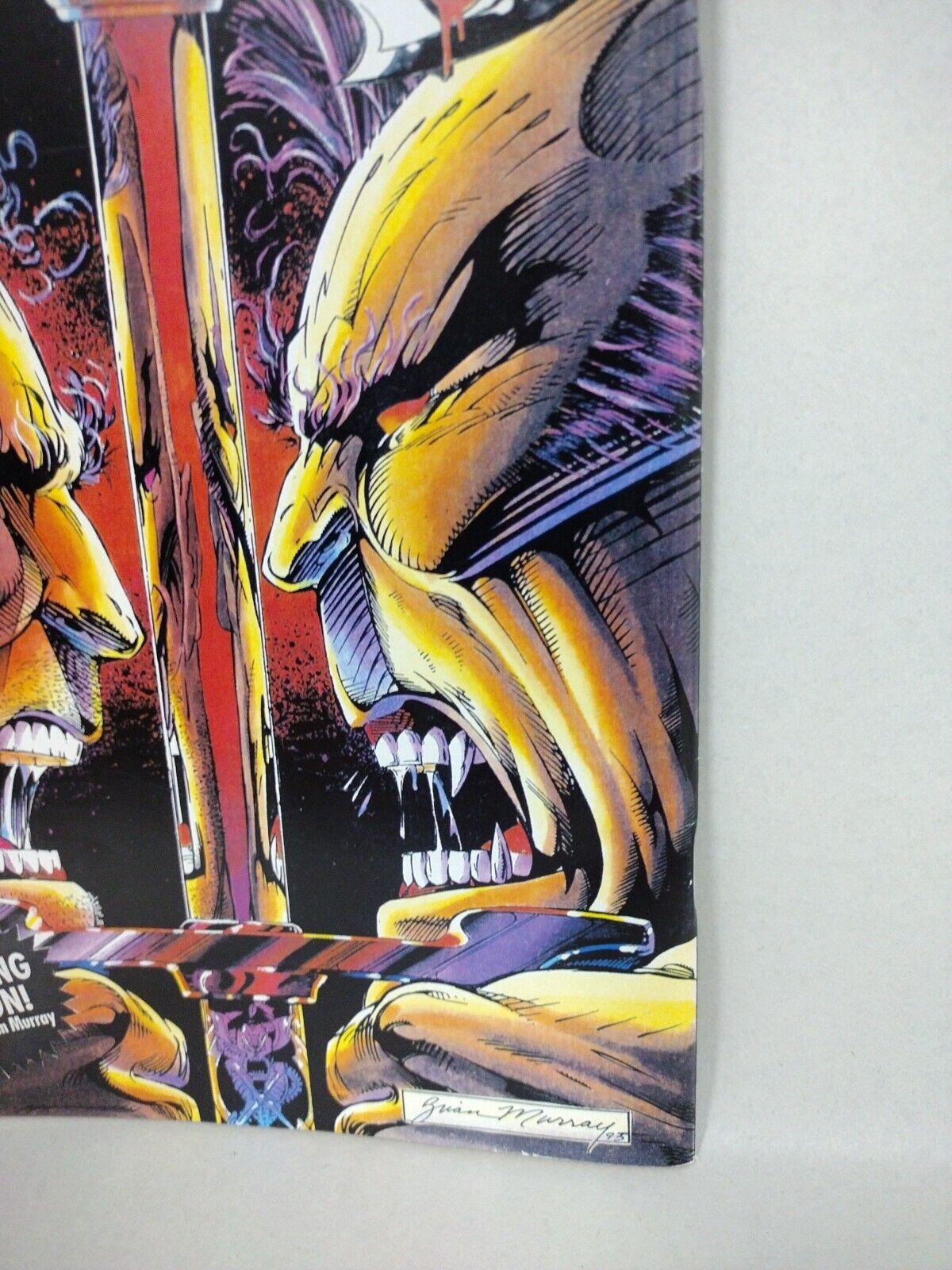 Motor City Comic Con 1995 Program Brian Murray Cover Art Chris Sprouse Pin Up