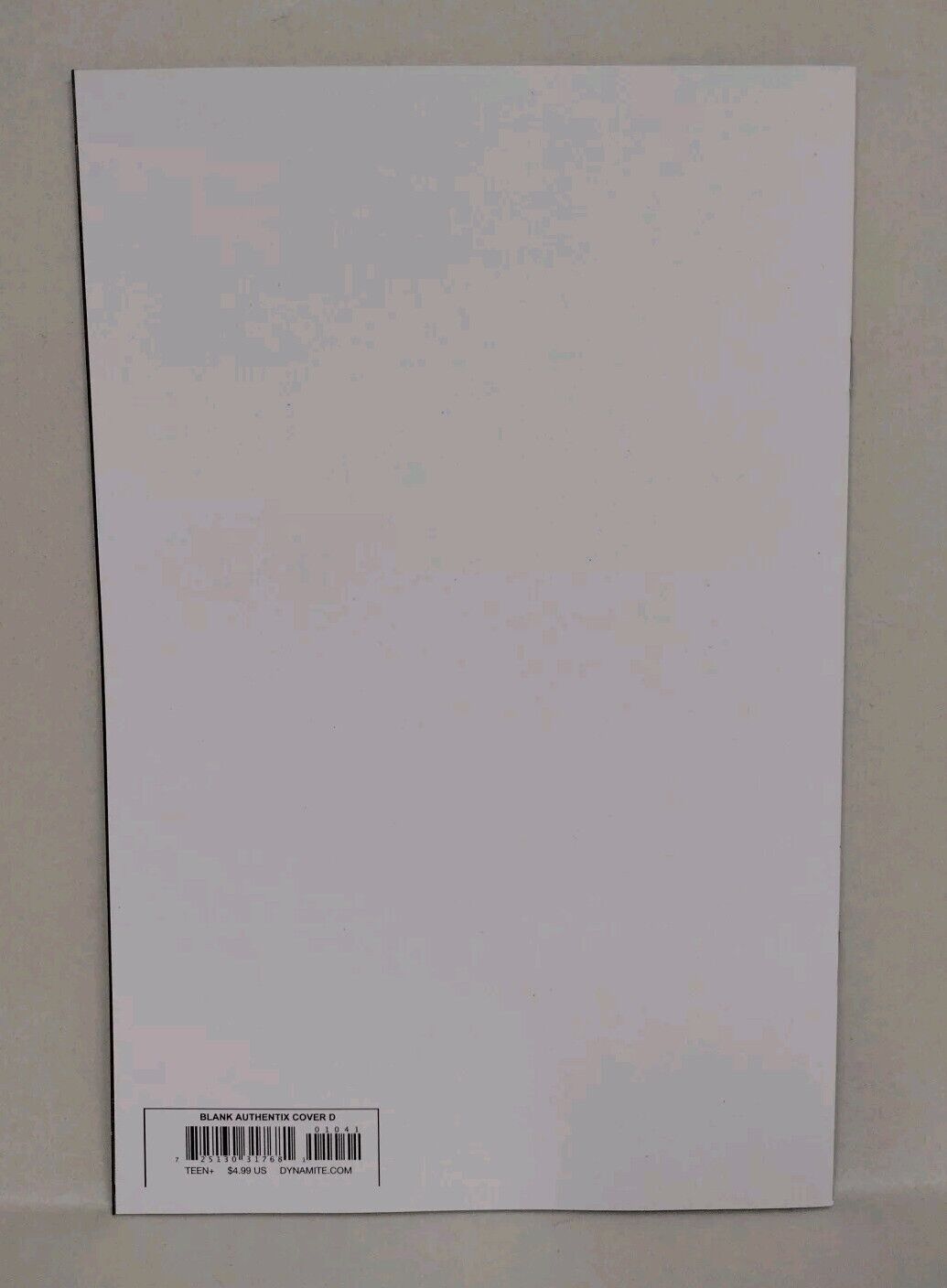 Vampiverse Presents The Vamp #1 (2016) Dynamite Comic Blank Sketch Variant NM