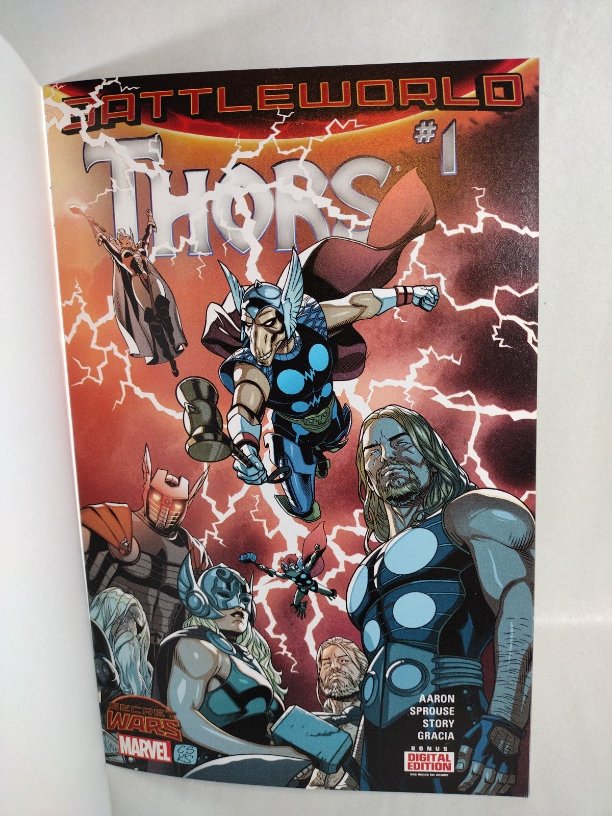 Thors #1 (2015) Marvel Comic Blank Sketch Variant Cover New NM