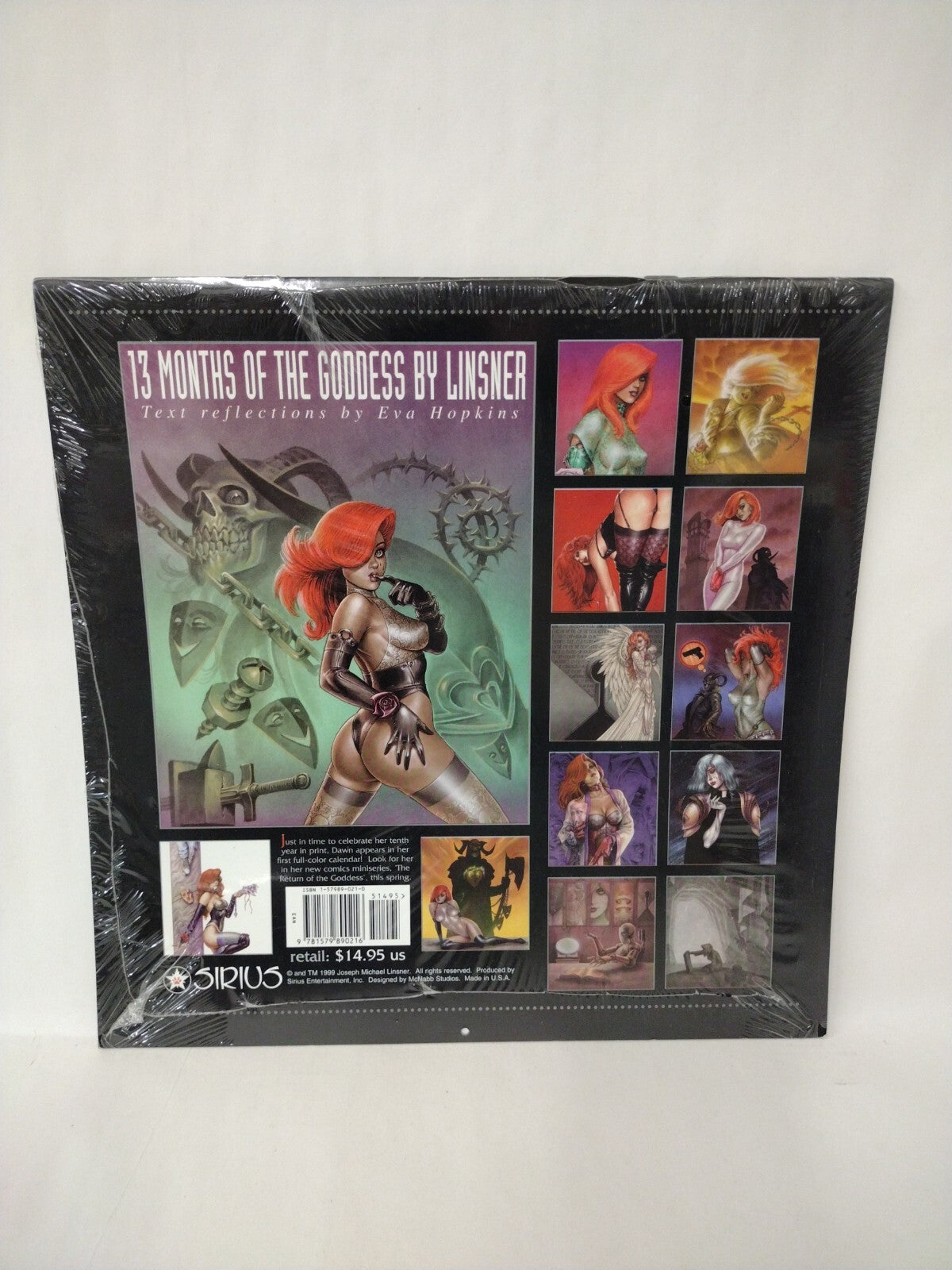 DAWN 1999 Calendar Joseph Michael Linsner Sirius Entertainment New Sealed