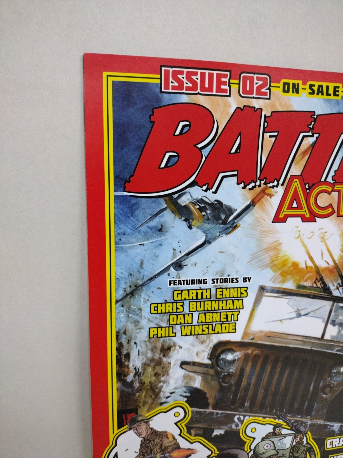 Battle Action #1 (2023) Rebellion Comic PX Variant Cover Garth Ennis John Wagner