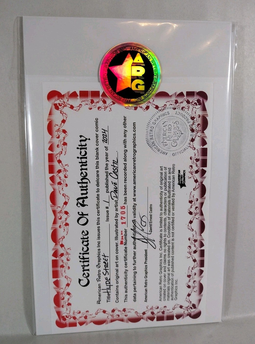 Hyde Street #1 (2024) Ghost Machine Sketch Cover Var Comic W Original DCastr Art