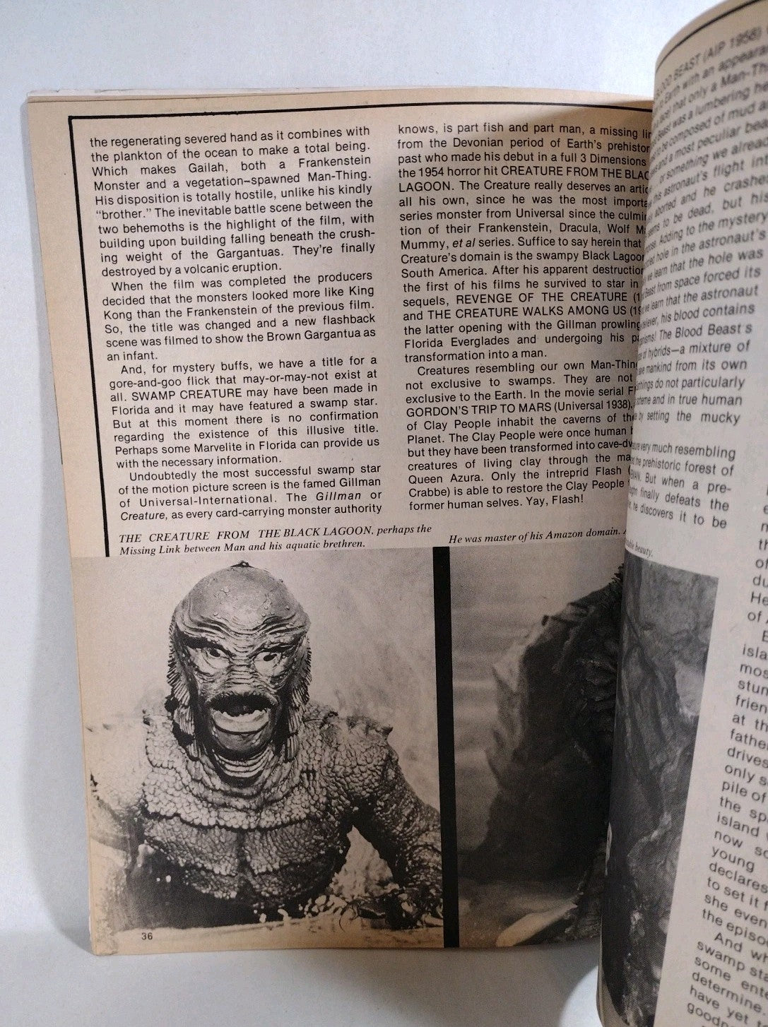 Monsters Unleashed #8 (1974) Marvel Curtis Horror Comic Magazine Man-Thing FN