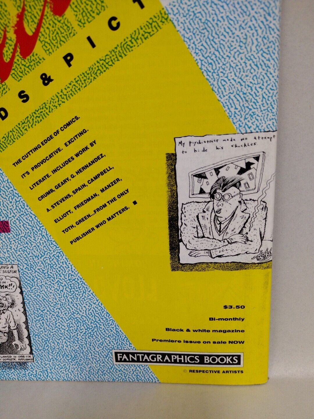 Lloyd Llewellyn (1986) #5 Daniel Clowes Fantagraphics Comic Magazine 1st Print