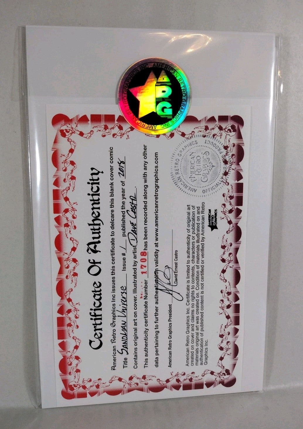 Sandman Universe #1 (2018) DC Sketch Cover Variant Comic W Original DCastr Art