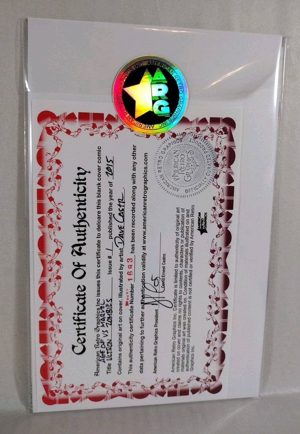 Age of Ultron vs Marvel Zombies #1 Sketch Cover Variant w Original Wolverine Art