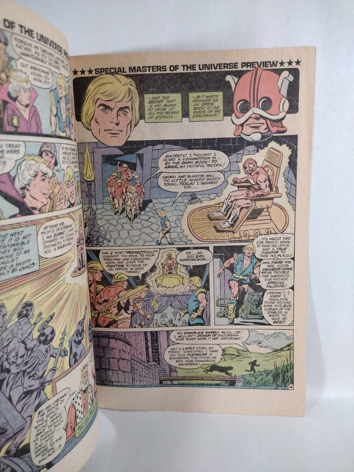 Masters Of The Universe (1982) DC Comics He-Man Preview Superman Appearance